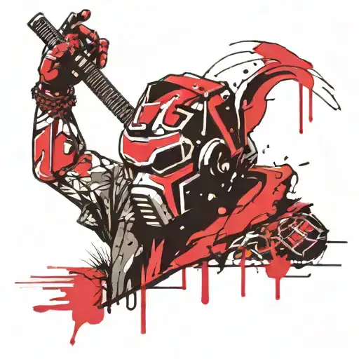 Hotline Miami tattoo design idea