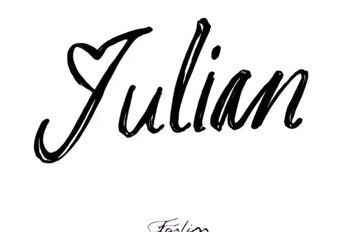 "Julian" tattoo design idea