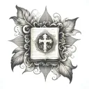 bible scripture tattoo design idea
