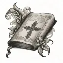 bible scripture tattoo design idea