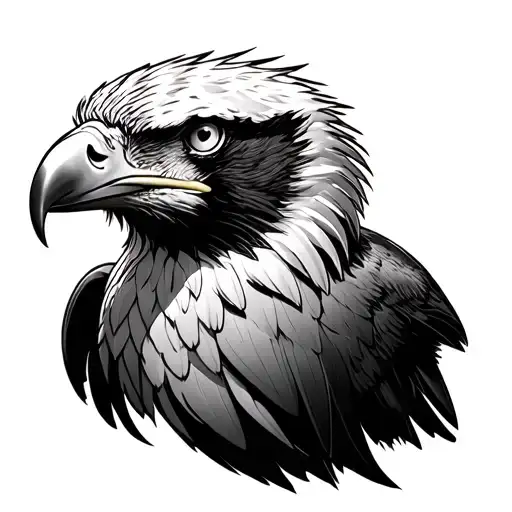 Eagle Japanese tattoo design idea