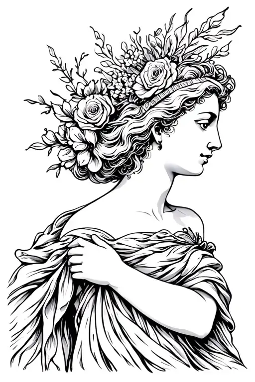 Aphrodite the goddess of love tattoo tattoo design idea