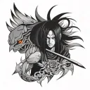 Itachi Uchiha tattoo design idea