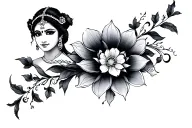 "Tripti Devi" tattoo design idea