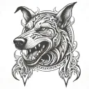 Hell Hound tattoo design idea