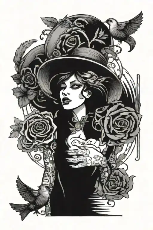 words: everything passes tattoo design idea