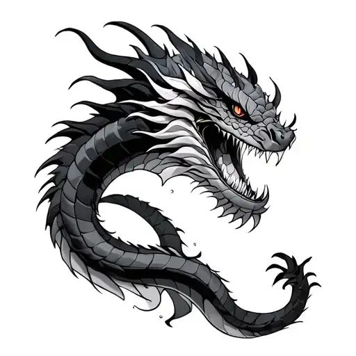 shenron tattoo design idea