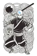 avatar the last airbender tattoo design idea