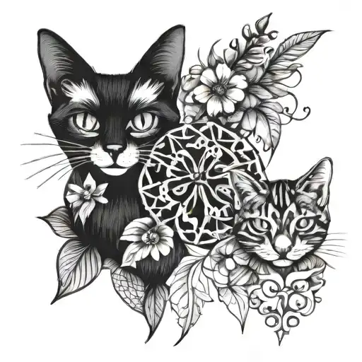 siblings tattoo design idea
