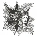 siblings tattoo design idea