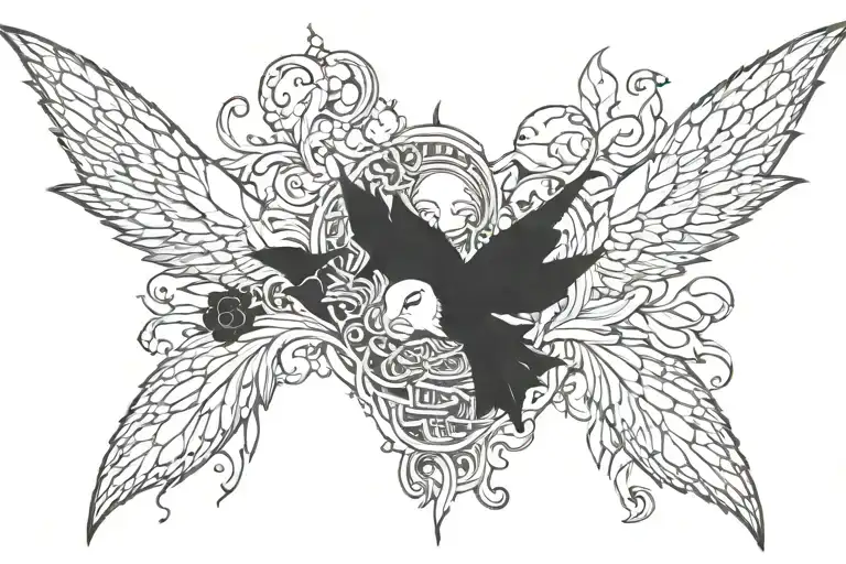 theres fear in letting go tattoo design idea