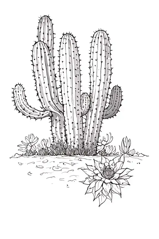 cactus jack tattoo tattoo design idea