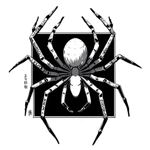 phantom troupe spider tattoo,kurapika chains wrapping tattoo design idea