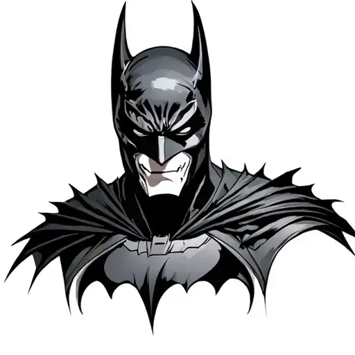 Batman Who Laughs tattoo design idea