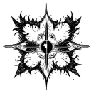 darkside and tattoo design idea