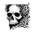 darkside and tattoo design idea