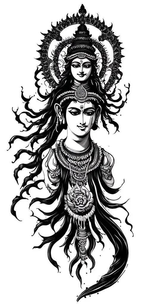 Mahakal tattoo design idea
