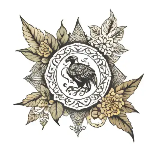 book of kurdistan tattoo design idea