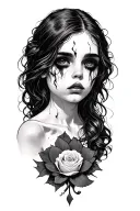 suicide, depression and anxiety tattoo design idea