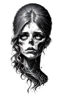 suicide, depression and anxiety tattoo design idea