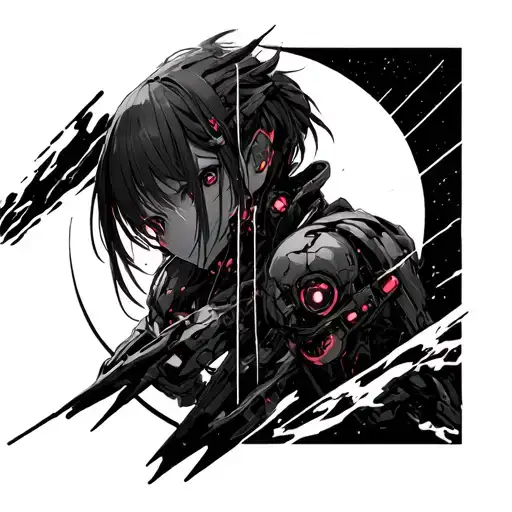 Neon Genesis Evangelion tattoo design idea