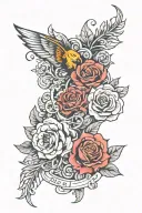 blackout sleeve tattoo design idea