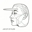 jar of flies half face looking through tattoo design idea