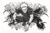 Gojo Satoru Jujutsu Kaisen tattoo design idea