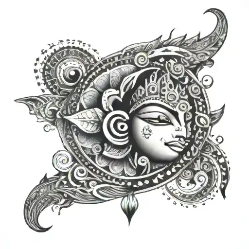Hindu tattoo design idea