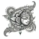 Hindu tattoo design idea