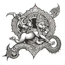 Hindu tattoo design idea