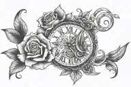 one day at a time tattoo design idea