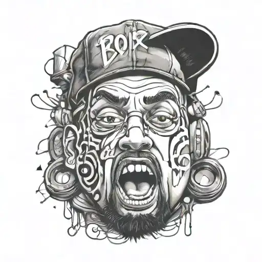 brox graffiti hip hop tattoo design idea