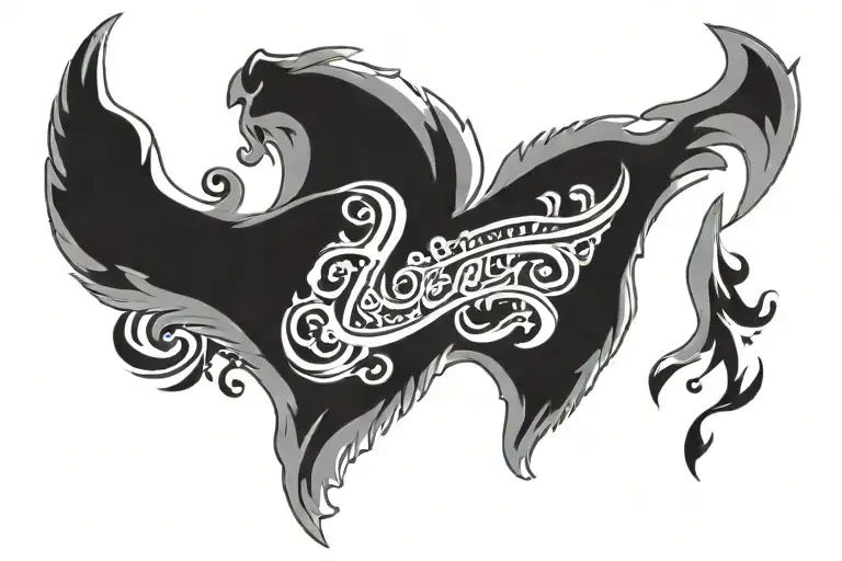 anta asti prarambh tattoo in Hindi tattoo design idea