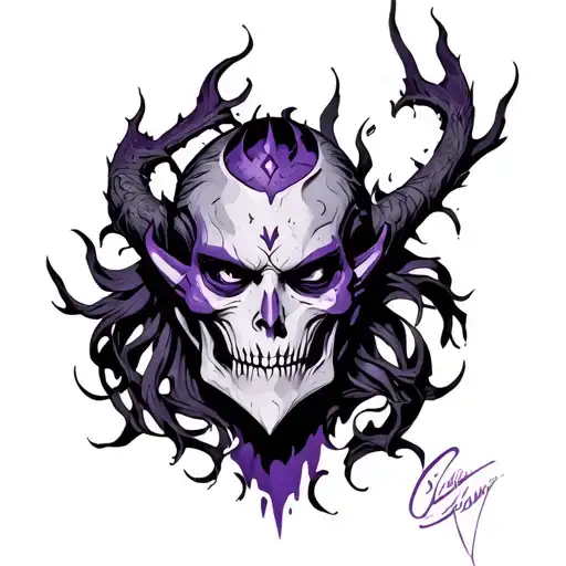 Slaanesh tattoo design idea