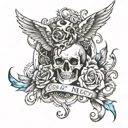 God May Have Mercy On Me And My Soul tattoo design idea