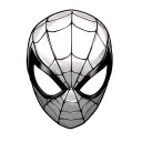 Spiderman Mask tattoo design idea