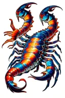 Scorpio and Pisces tattoo design idea