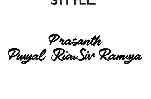 "Prasanth Puyal Rajan Siv
Ramya ” tattoo design idea
