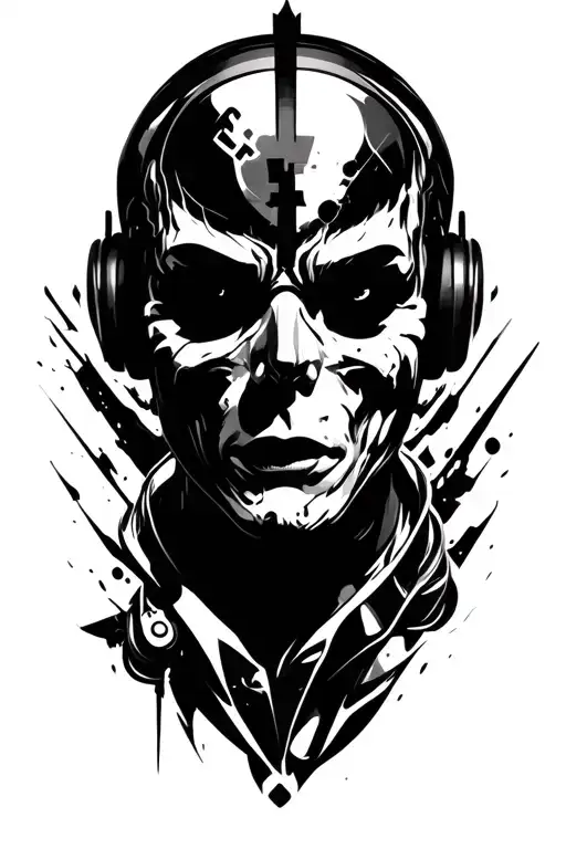 edm DJ symbols  avicci, deadmau5, dadalife, Eric prydz, Swedish house Mafia, etc tattoo design idea