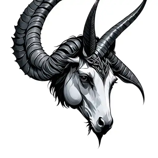 Sagittarius Capricorn cusp tattoo design idea