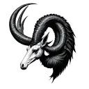 Sagittarius Capricorn cusp tattoo design idea