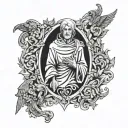 dante alighieri divine comedy tattoo design idea