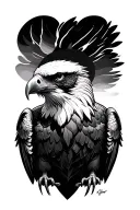 eagle tattoo design idea