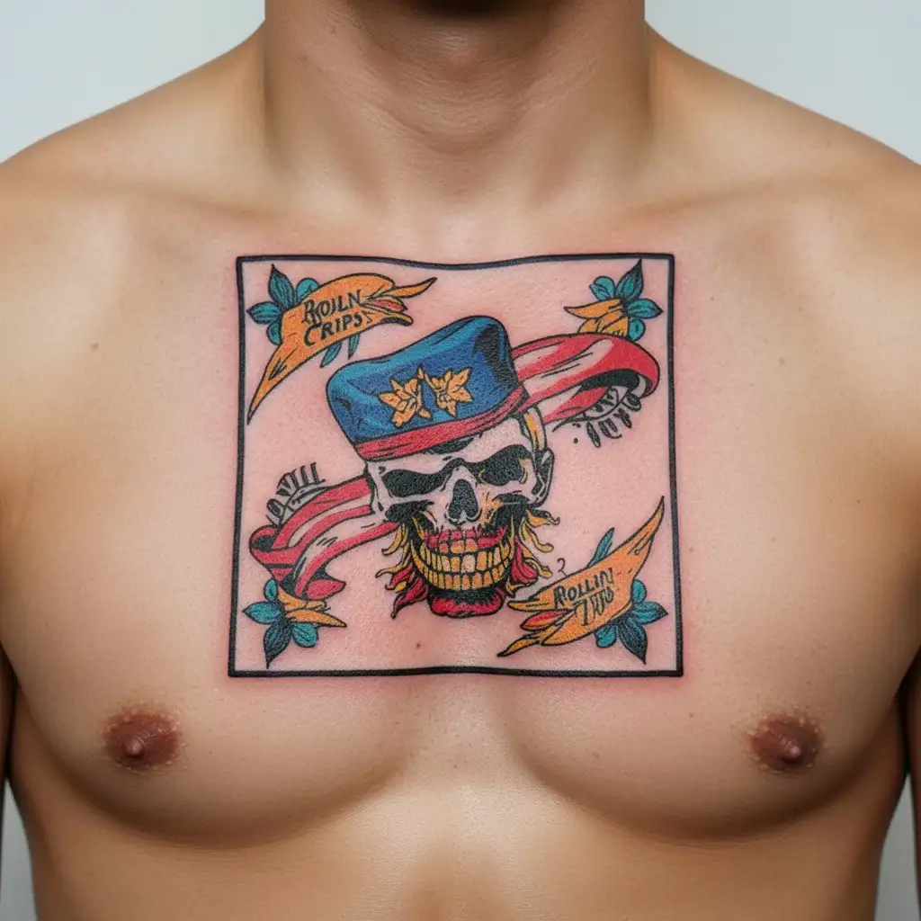 Rollin Crips tattoo design idea