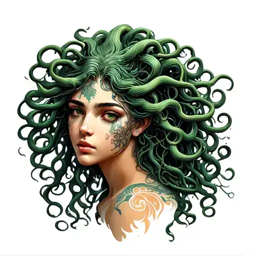Medusa tattoo design idea