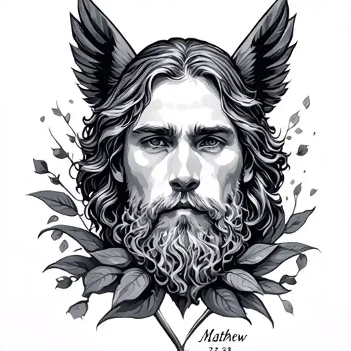Matthew 22:39 tattoo design idea