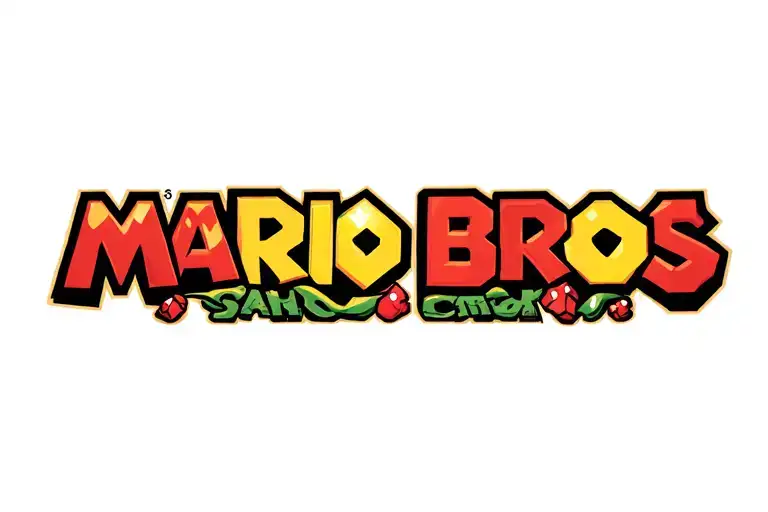 Super Mario Bros tattoo design idea