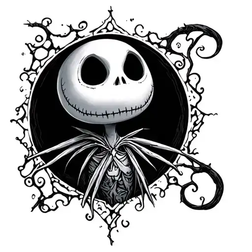 Nightmare Before Christmas tattoo design idea