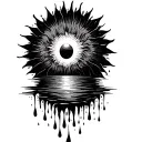 sun becomes rain tattoo design idea